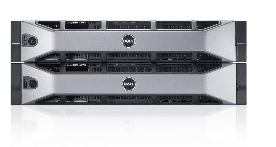Array Dell Storage SC8000 Aumente a eficiência, a performance e a escalabilidade do armazenamento com o controlador do array Dell Storage SC8000.