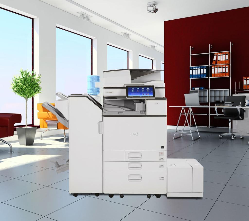 Multifuncional em cores RICOH MP C3004ex/ MP C3504ex Copiadora Impressora Fax Scanner