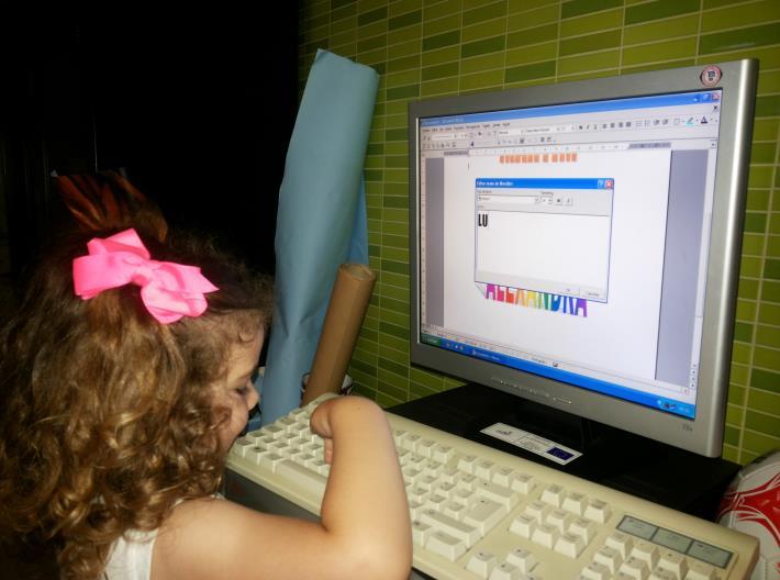 TIC- Tecnologias de Informação e Comunicação Neste terceiro período as crianças tiveram oportunidade de explorar o WORD e algumas das suas funcionalidades.