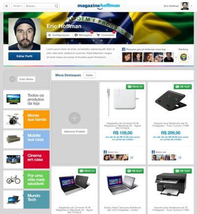 Indicadores Mercado Novo Magazine Você Nova versão com: - URL própria Mais de 170.