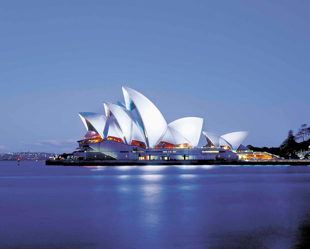 Sidney Sendo a maior e mais famosa cidade da Austrália, Sidney possui simultaneamente uma arquitetura moderna notável e muitos dos edifícios históricos mais importantes do país.