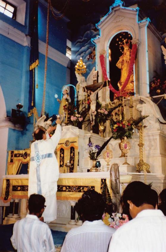 Acho que esta aparição do Anjo nos apresenta uma das imagens mais espantosas e vivas do que tem lugar durante o Santo Sacrifício da Missa, e sublinha o que deve ser recuperado em prol da restauração