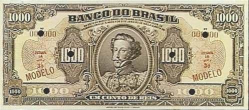 Para uniformizar o dinheiro em circulação, em 1942 foi ins tuída a primeira mudança de padrão monetário no país, subs tuindo o padrão Réis pelo Cruzeiro, cuja unidade correspondia a mil réis e se