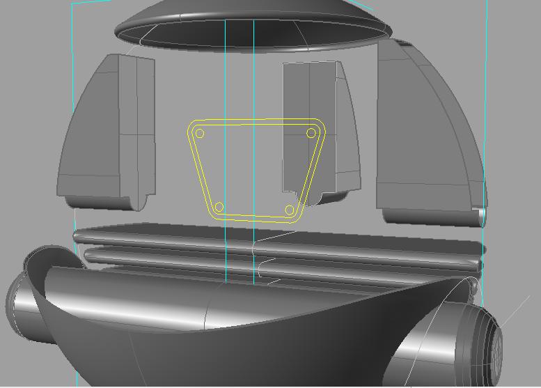 Extrude a curva (bothsides