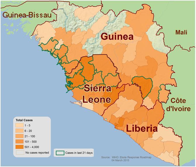 Situação Epidemiológica África Ocidental Atualizado em