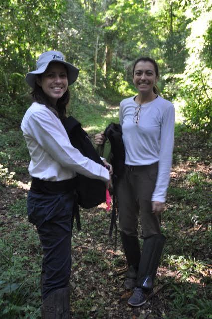 Pesquisadoras em campo.