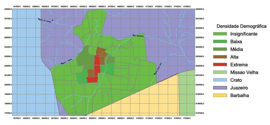 MAPAS TEMÁTICOS DENSIDADE