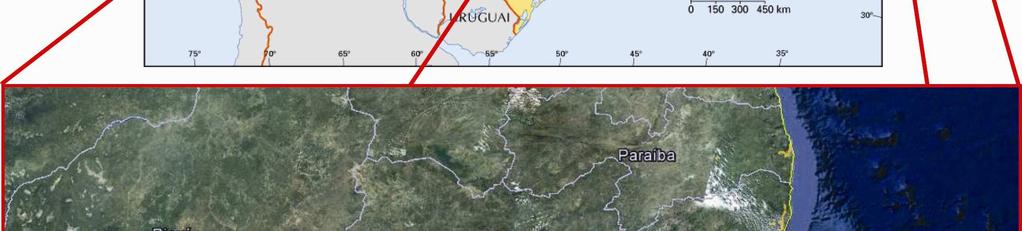 estados de Sergipe e Alagoas.