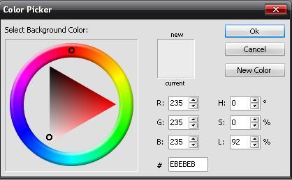 17 Cor Foreground Esta é a cor que as ferramentas de pintura utilizam. Se fizer clique sobre este quadrado, abre a color picker (selector de cores), onde pode escolher outra cor. Fig.