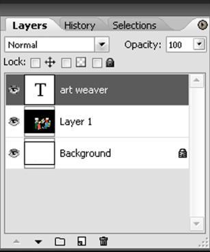 26 Color Set Paleta Layers Existem vários tipos de layers (camadas), que podem estar nesta paleta: Por exemplo: da imagem, contendo pixéis; de texto, contento texto editável; de formas vectoriais,
