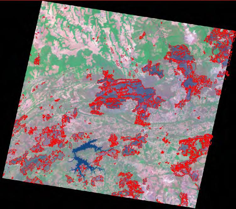 OBJETIVO: MAPEAR CICATRIZES EM IMAGENS LANDSAT TM-Landsat órbita/ponto: 226/70