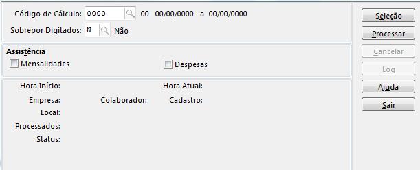 Pessoal, é necessário utilizar a rotina disponível em Benefícios > Assistência > Gerar Valores Anuais, para cada código de cálculo.