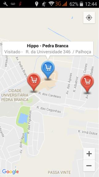 ROTEIRO Você tem a opção de visualizar seu roteiro em um mapa.