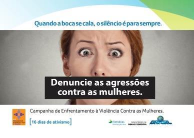 banners e cartazes sobre a campanha