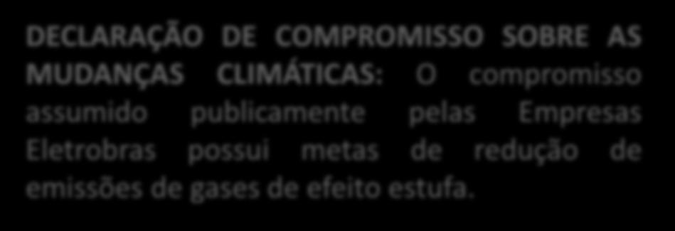 DECLARAÇÃO DE COMPROMISSO SOBRE AS