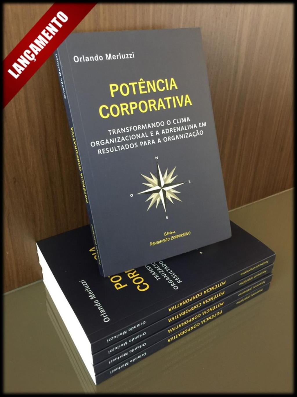 Orlando Merluzzi traz em seu livro ensinamentos do ambiente corporativo e apresenta o conceito da Potência Corporativa, como consequência da gestão do clima organizacional e das relações