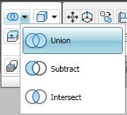 Congele o layer Contorno e use o comando UNION para unir os sólidos em um só objeto. Esse comando fica em Home na Ribbon Solid Editing: Esse arquivo chama-se etapa03.dwg.
