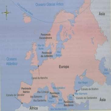 GEOGRAFIA 9º ANO Profº. CARLOS FERREIRA CONTINENTE EUROPEU A Europa é um continente situado no hemisfério norte do globo terrestre.