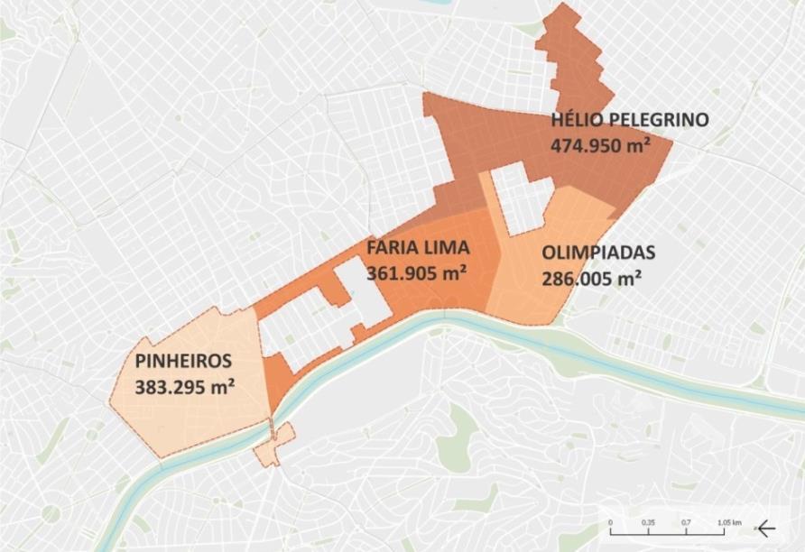 SP Urbanismo - PMSP Extensão da Avenida Faria Lima nas suas duas extremidades Melhorias de acessos viários,