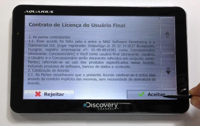 3º passo: Leia o Contrato de Licença do