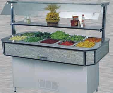 Buffet Tradicional Mesa Refrigerada Cubas JMF 1000 1,00 m 60 Kg + 10º C 6GN 1/2x65 JMF 1300