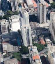 A seguir, tem-se uma demonstração da imagem aérea da região, onde nota-se a localização do Edifício Helbor