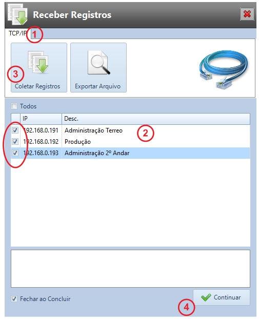 Receber Registros Tela para coleta de dados com integração CDI.