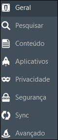 a) Guia Geral: Configuração da Página Inicial, do local de salvamento dos downloads e opção de fazer do Mozilla Firefox o navegador padrão.