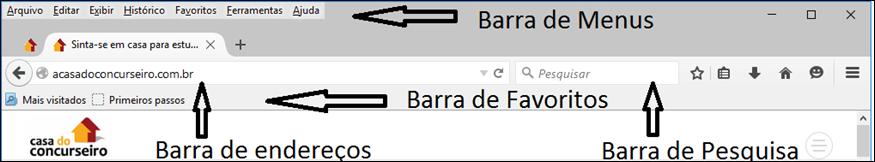 Informática NAVEGADOR MOZILLA FIREFOX Navegador ou Browser é o principal programa para acesso à internet.