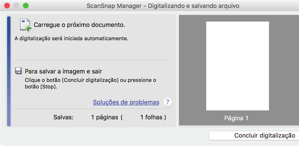 Digitalização de documentos maiores que o tamanho A4 ou Carta (inserindo-os diretamente no ScanSnap) a O documento será alimentado até ser fixado dentro do ScanSnap.