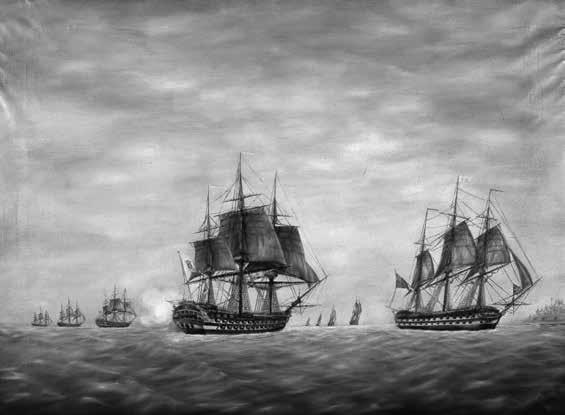 O ALMIRANTE MARQUÊS DE NISA NOS 250 ANOS DO SEU NASCIMENTO A Benjamim foi destacada para ir a Livorno saber notícias de Nelson; ali foi informado que o almirante britânico tinha seguido para