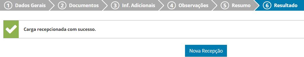 Estando tudo corretamente preenchido, o usuário deve clicar em Concluir. Passo 6: Resultado 21. Com todos os dados corretamente preenchidos e validados, o sistema apresenta o resultado. 22.