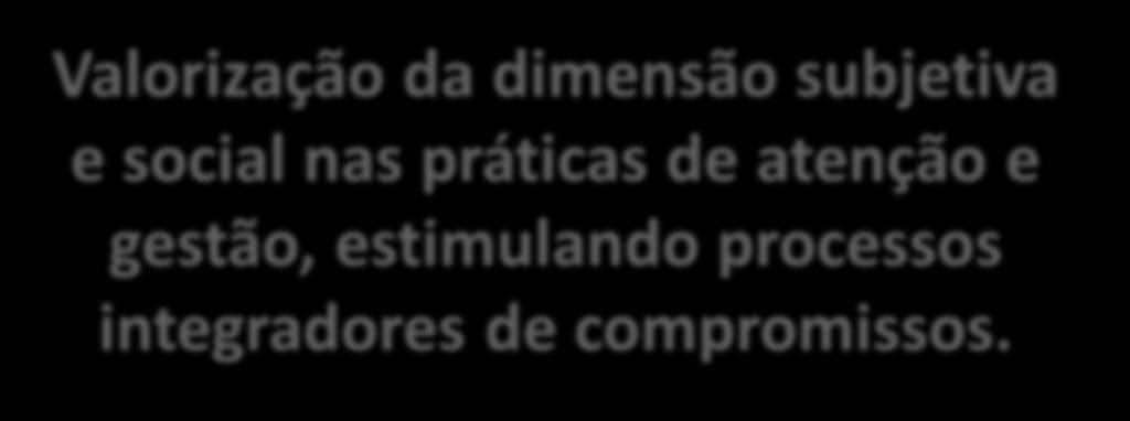 protagonismo de sujeitos e coletivos.