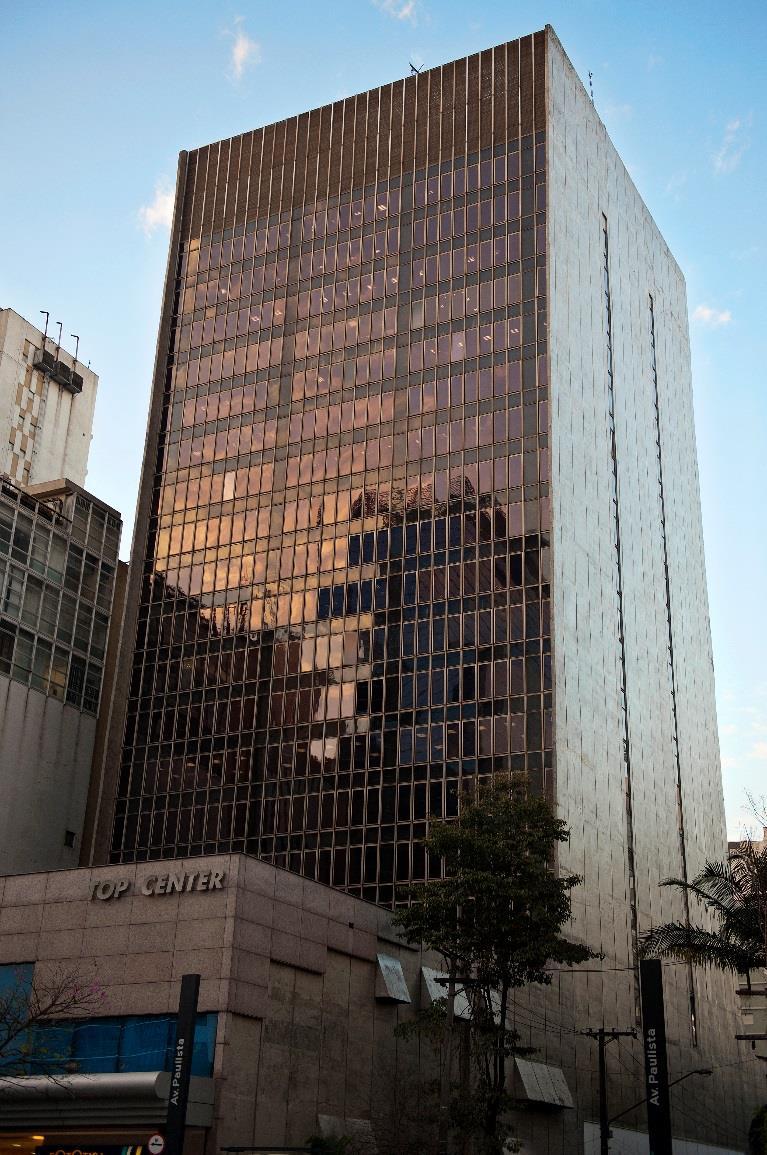 Venda do Edifício Top Center Offices (Jul/16) Destaques Valor de venda: R$ 152,6 milhões Recebimento de 100% dos recursos à vista Edifício de alto padrão localizado na Av.