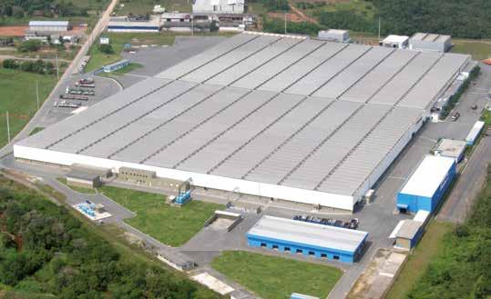 A unidade do Brasil foi inaugurada em 2000, em Garuva no estado de Santa Catarina, e está voltada à fabricação de produtos siderúrgicos e componentes de refrigeração. Ocupa uma área de 220.