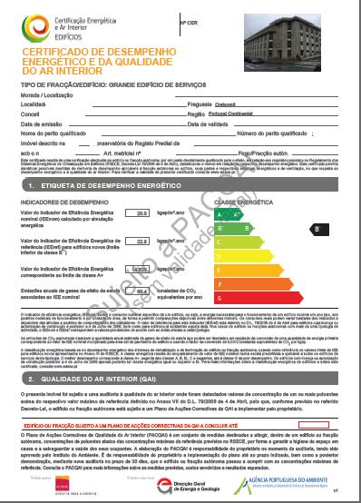 Esquema geral auditoria periódica RSECE GES existentes (auditorias periódicas ) Verificação de requisitos: Valores máximos das concentrações de poluentes Condições higiénicas e capacidade de
