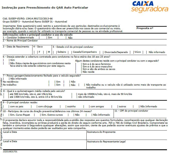 2.8.1 Questionário de Avaliação