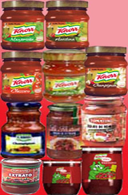 Figura 52 Embalagem de vidro de extrato de tomate Fonte: Autor (2004) Temos aqueles consumidores que preferem as embalagens cartonadas, por ser mais pratica, funcional, de fácil empilhamento na hora