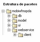 Implementação do MobiWfMS 97 Activity: representa as tarefas; WorkflowInstance: representa uma instância do workflow que está sendo executado nesse cliente; MobiWfMSPdaXML: classe que interpreta a