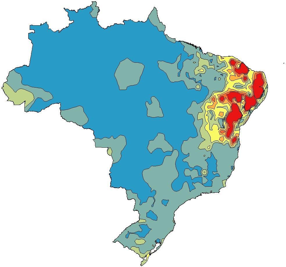Qualidade da Água Subterrânea Visualização da qualidade da água subterrânea no Brasil com base em dados de Condutividade Elétrica.