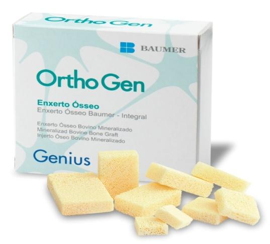 OrthoGen Apresentação: Bloco: 5 x 15 x 15 mm 8 x 20 x 20 mm 8 x 20 x 30 mm 10 x 20 x 20 mm Particulado: Dose: 0,5cc/