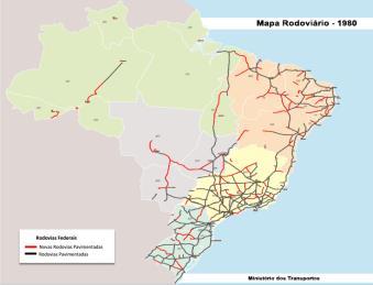 expandiu a rede pavimentada do país em 300% somente nos dois primeiros anos de governo.