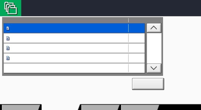 Caixa de Documentos Caixa de Sobreposição de formulário por formulário (cópia) Armazenar um formulário Pode armazenar formulários a serem usados para copiar a sobreposição de imagem na caixa de