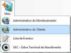 menu você encontra as opção Administrativo do Monitoramento (Figura 6.1.