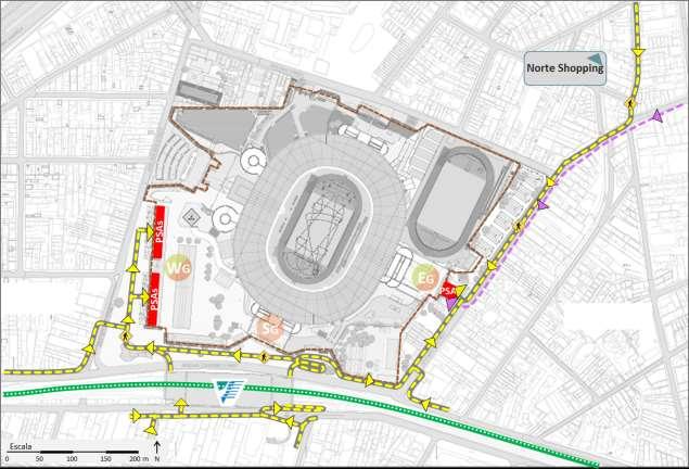 Estádio Olímpico Estação da Supervia Supervia