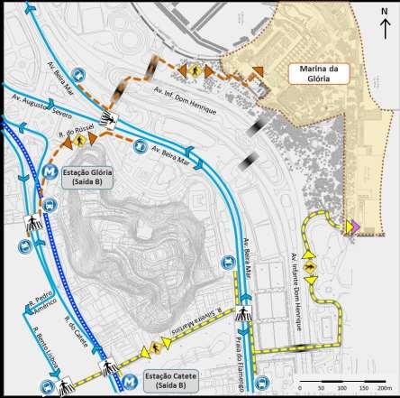 Marina da Glória Metrô Linhas 1 e 2 Estações do Metrô Ônibus