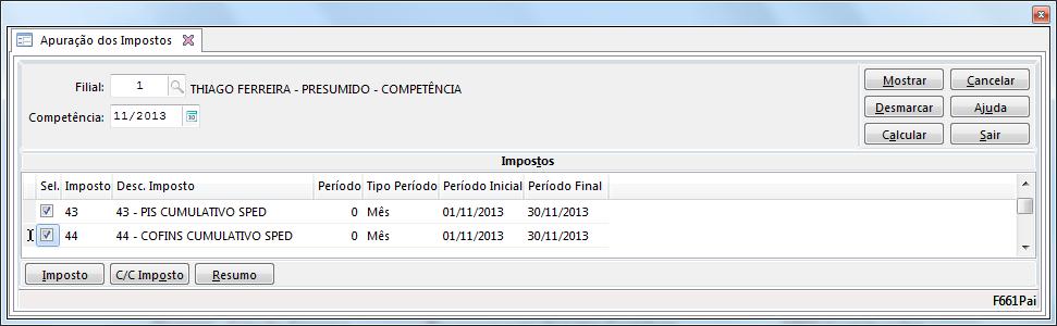 Esta informação será utilizada para a geração dos registros M400, M410, M800, M810. Deve-se verificar o código de correto de acordo com as tabelas do EFD Contribuições presente no site do SPED.