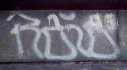 A letra grafitada das primeiras inscrições em Nova Iorque (década de 70) era bastante legível.
