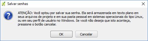 Pode clicar em OK, pois esta mensagem é apenas um aviso de que uma ação como essa poderia deixar seus dados