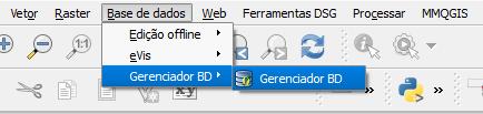 Acesse agora o menu Base de Dados Gerenciador BD Gerenciador BD.